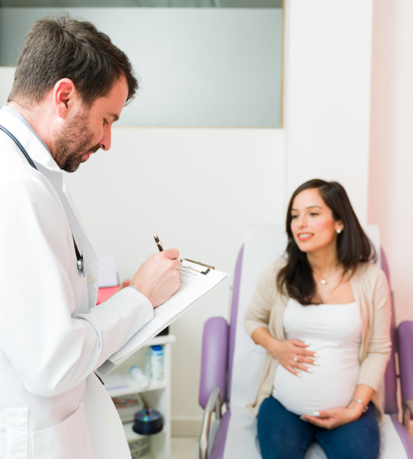 doctor and patient talking